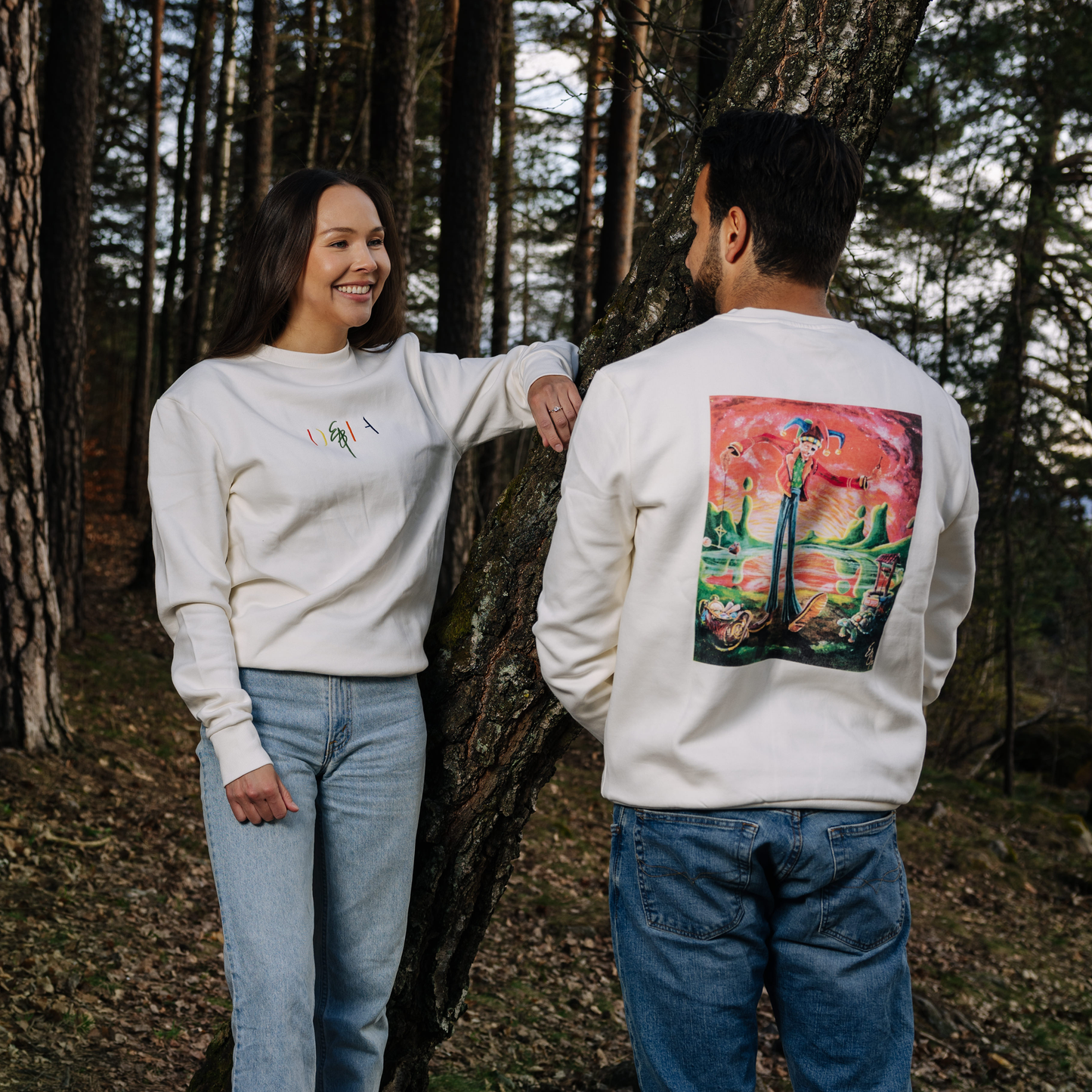 Genser, crewneck, kunst, mental helse, unisex